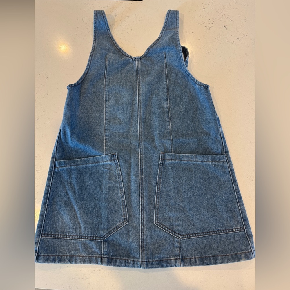 Denim Overall Dress